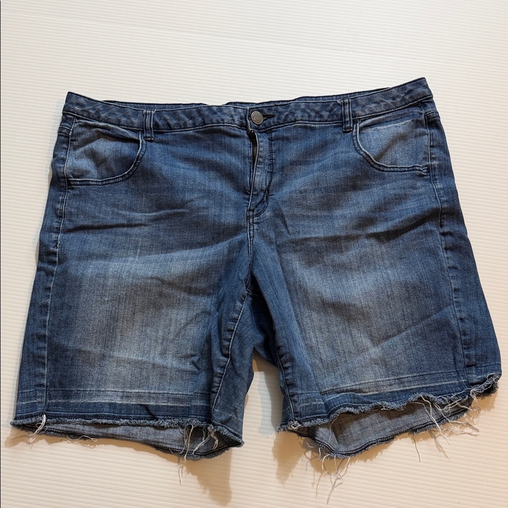 Lane Bryant Denim raw hem